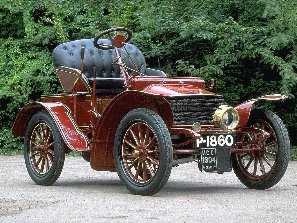 Vintage red automobile