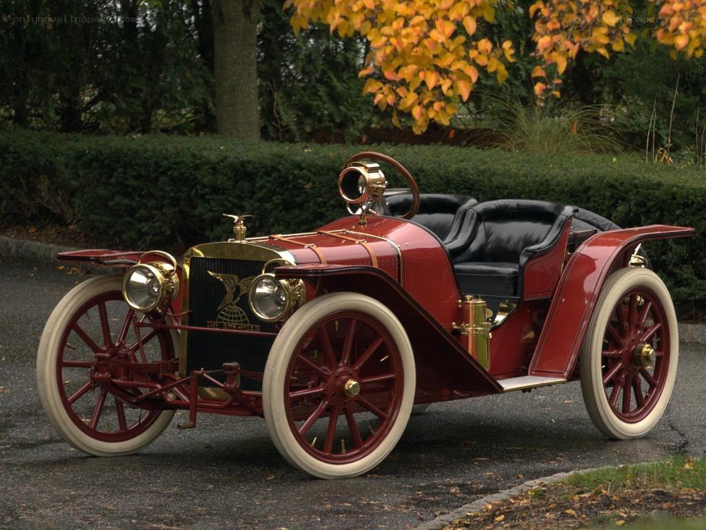 Vintage red automobile
