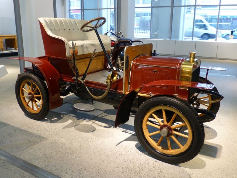 Vintage Red Automobile — Neutral