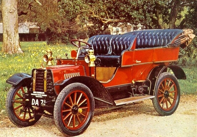 Vintage Red Automobile — Serene