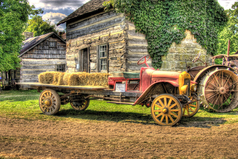 Vintage Red Truck