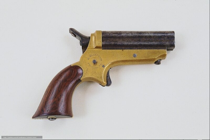 vintage revolver pistol