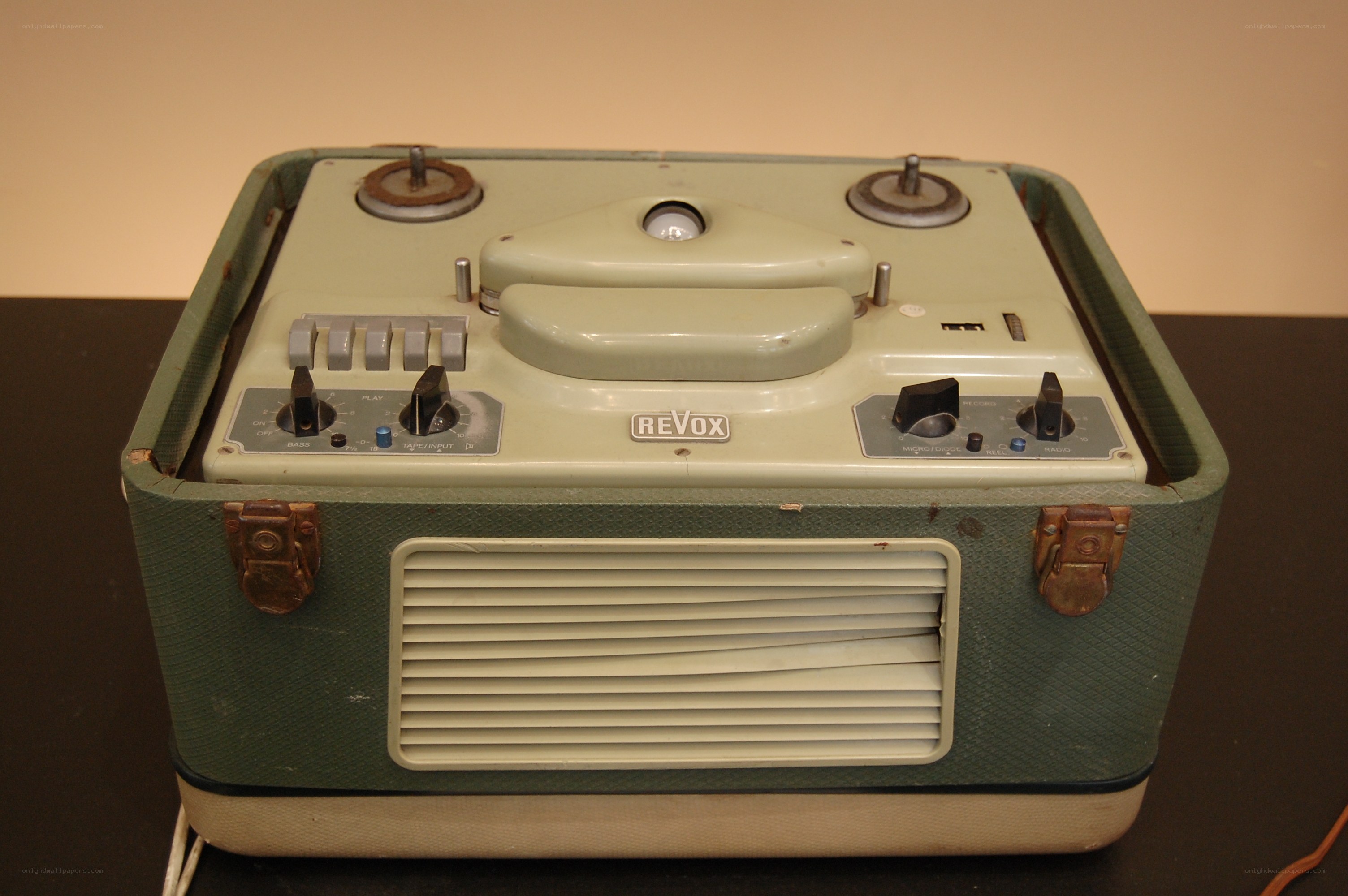 vintage revox tape recorder