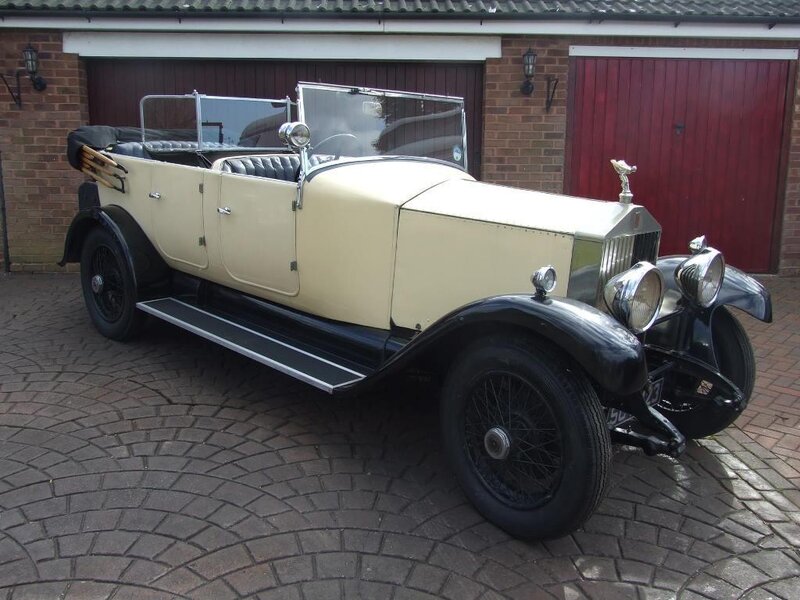 vintage rolls-royce car
