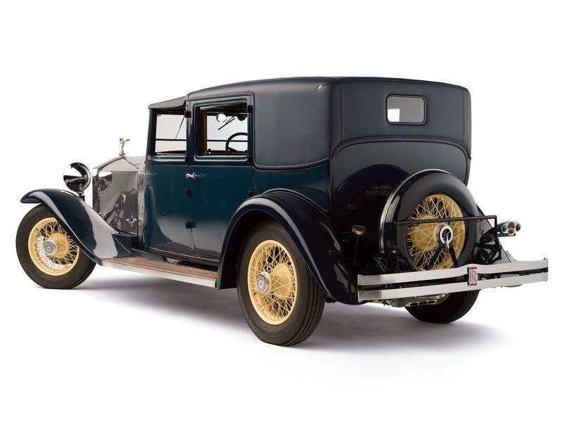 Vintage Rolls-Royce Car — Black, Classic, Photograph