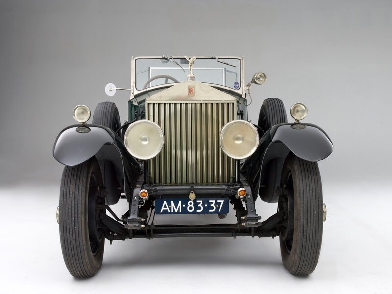 Vintage Rolls-Royce Car — Black, Neutral