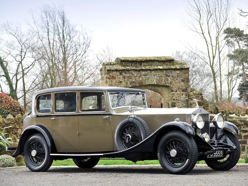 Vintage Rolls-Royce Car — Brown