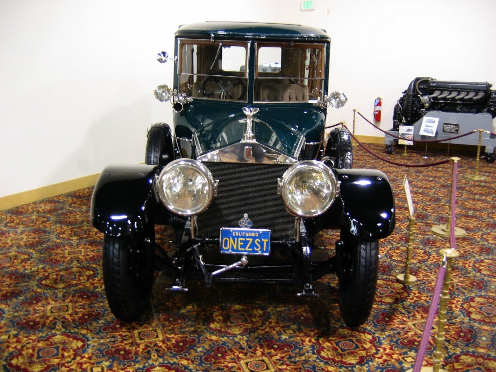 Vintage Rolls-Royce on display