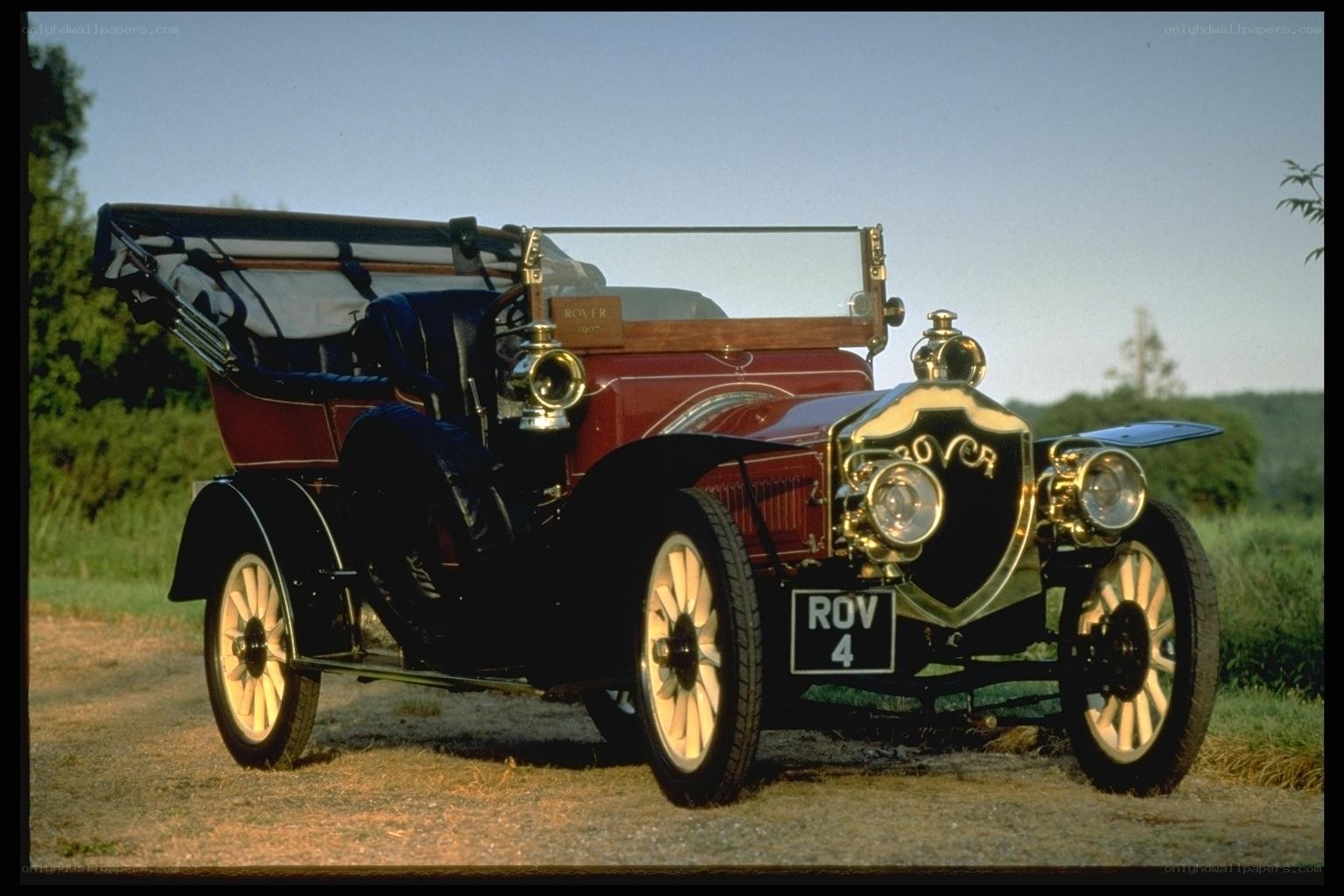 Vintage Rover automobile