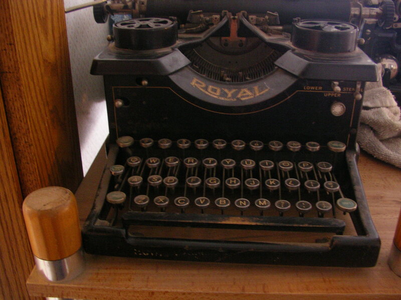 vintage royal typewriter
