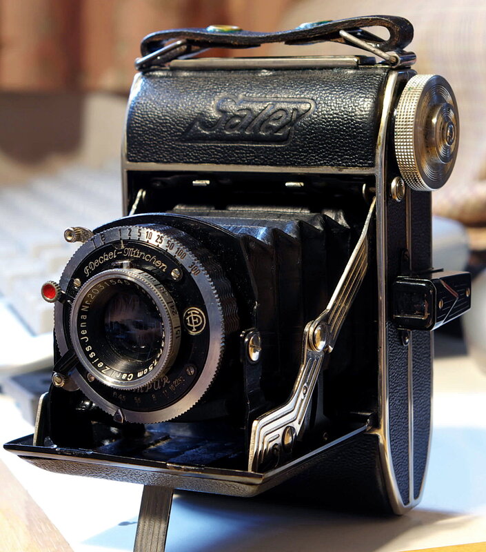 Vintage Salex folding camera