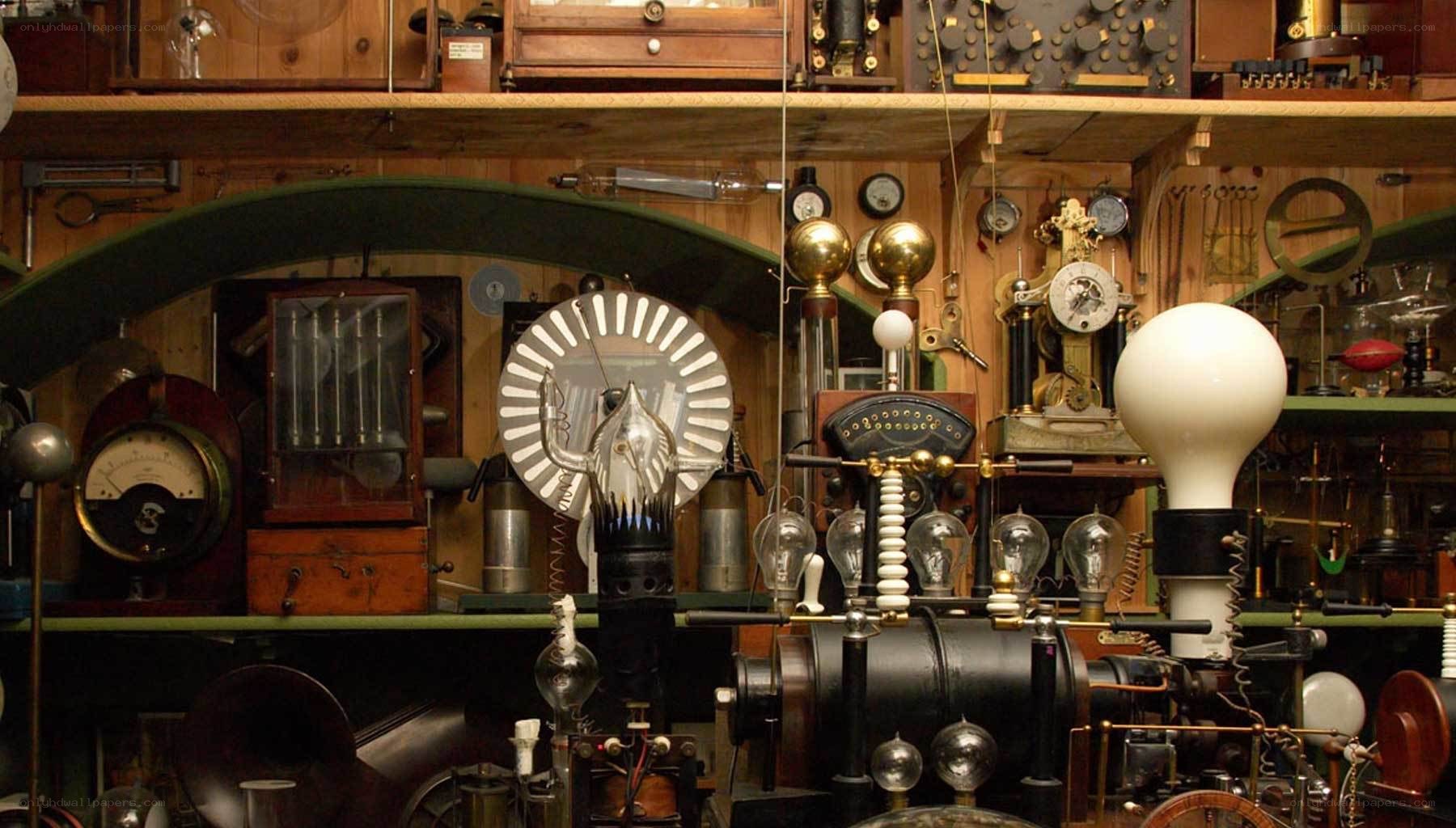 vintage science lab equipment