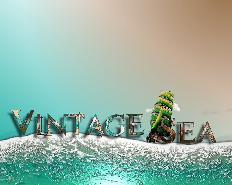 vintage sea logo