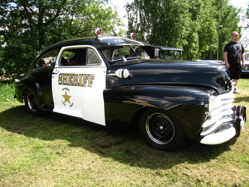 Vintage Sheriff Car — Black