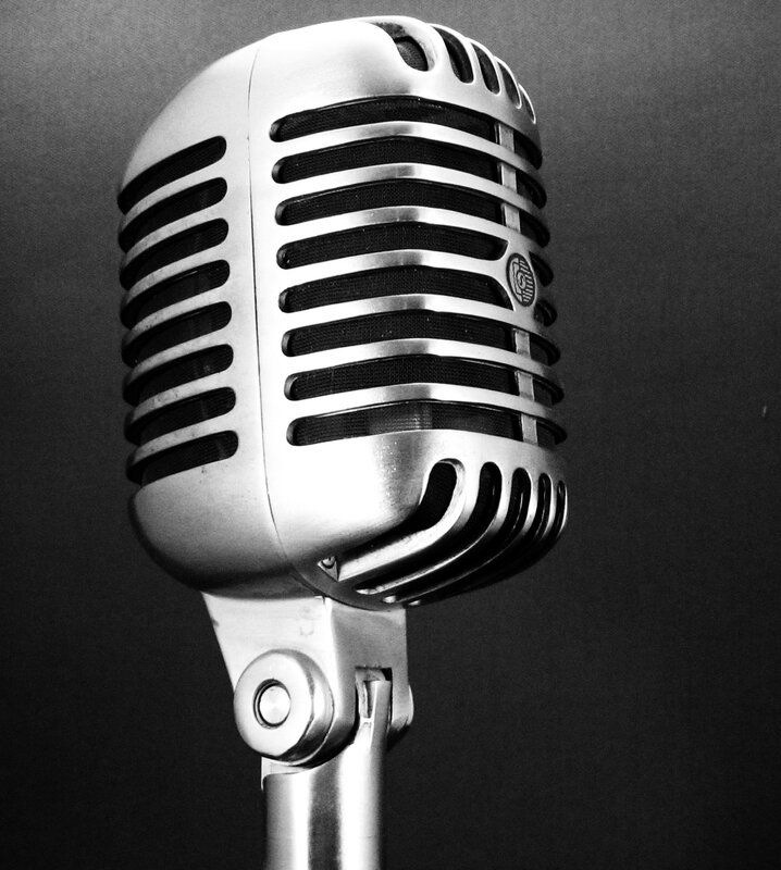 Vintage Silver Microphone