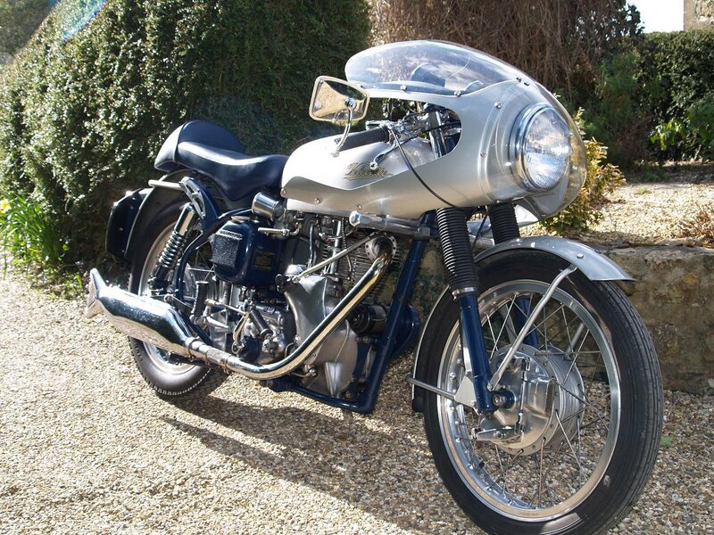 vintage silver motorcycle