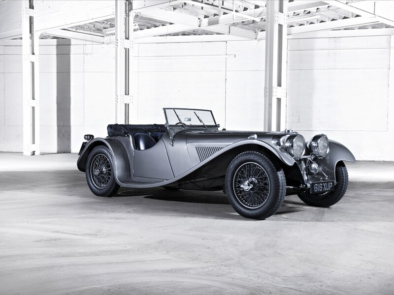 Vintage Silver Roadster