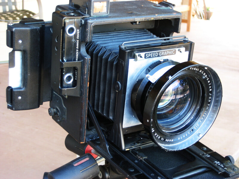 Vintage Speed Graphic camera