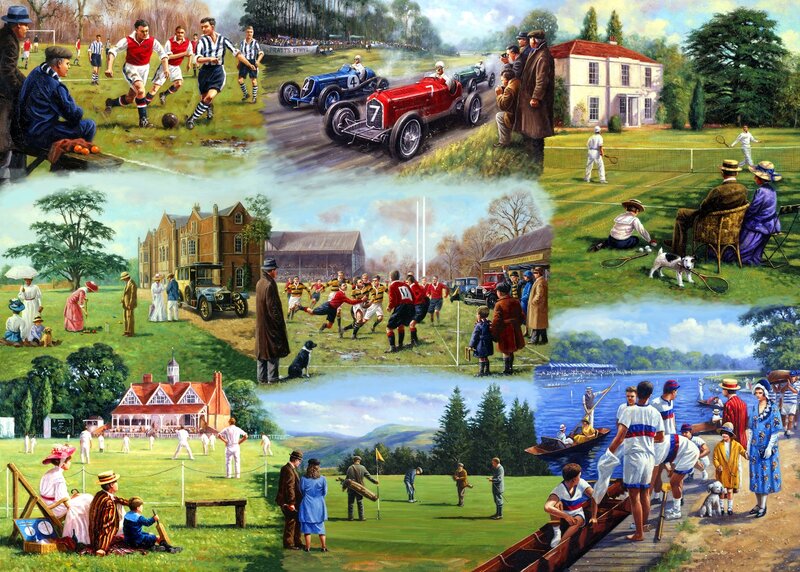 Vintage Sports Scenes