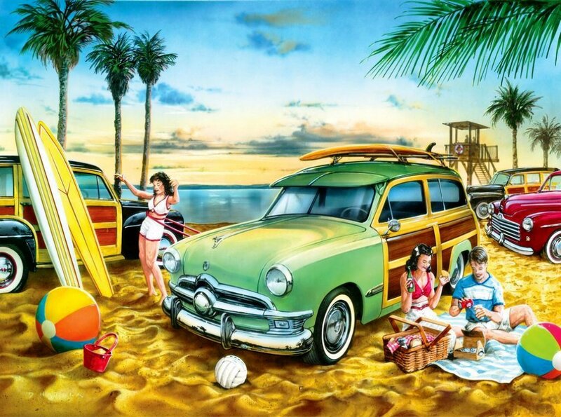 Vintage Station Wagon — Green