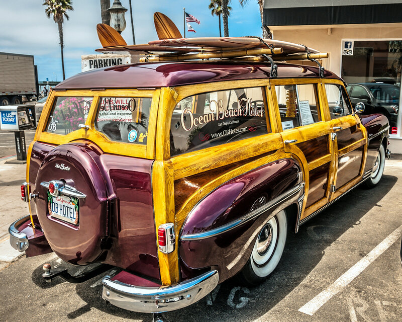 Vintage Station Wagon — Maroon