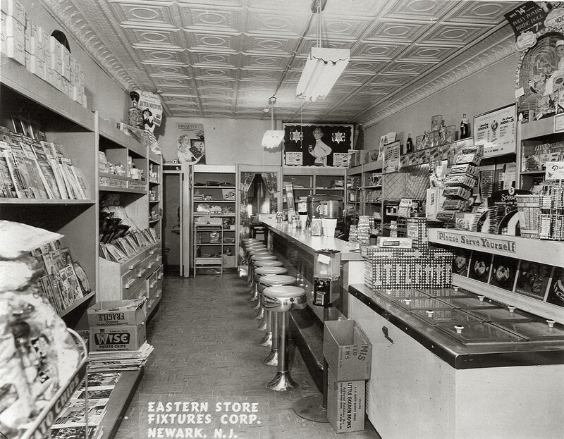 Vintage store interior
