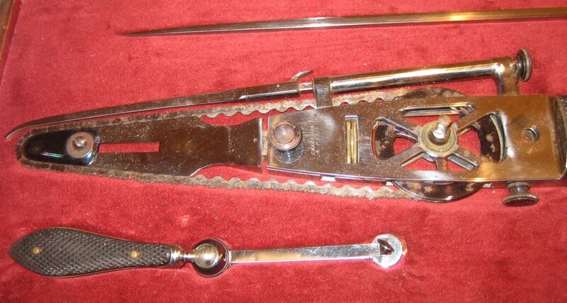 vintage surgical instruments set