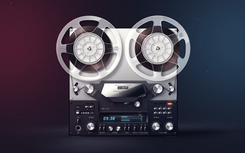 Vintage tape recorder