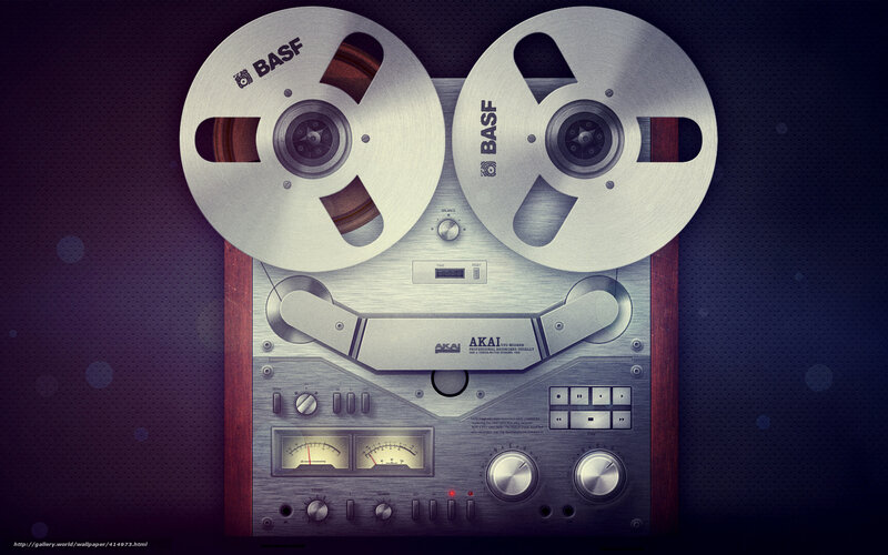 Vintage tape recorder