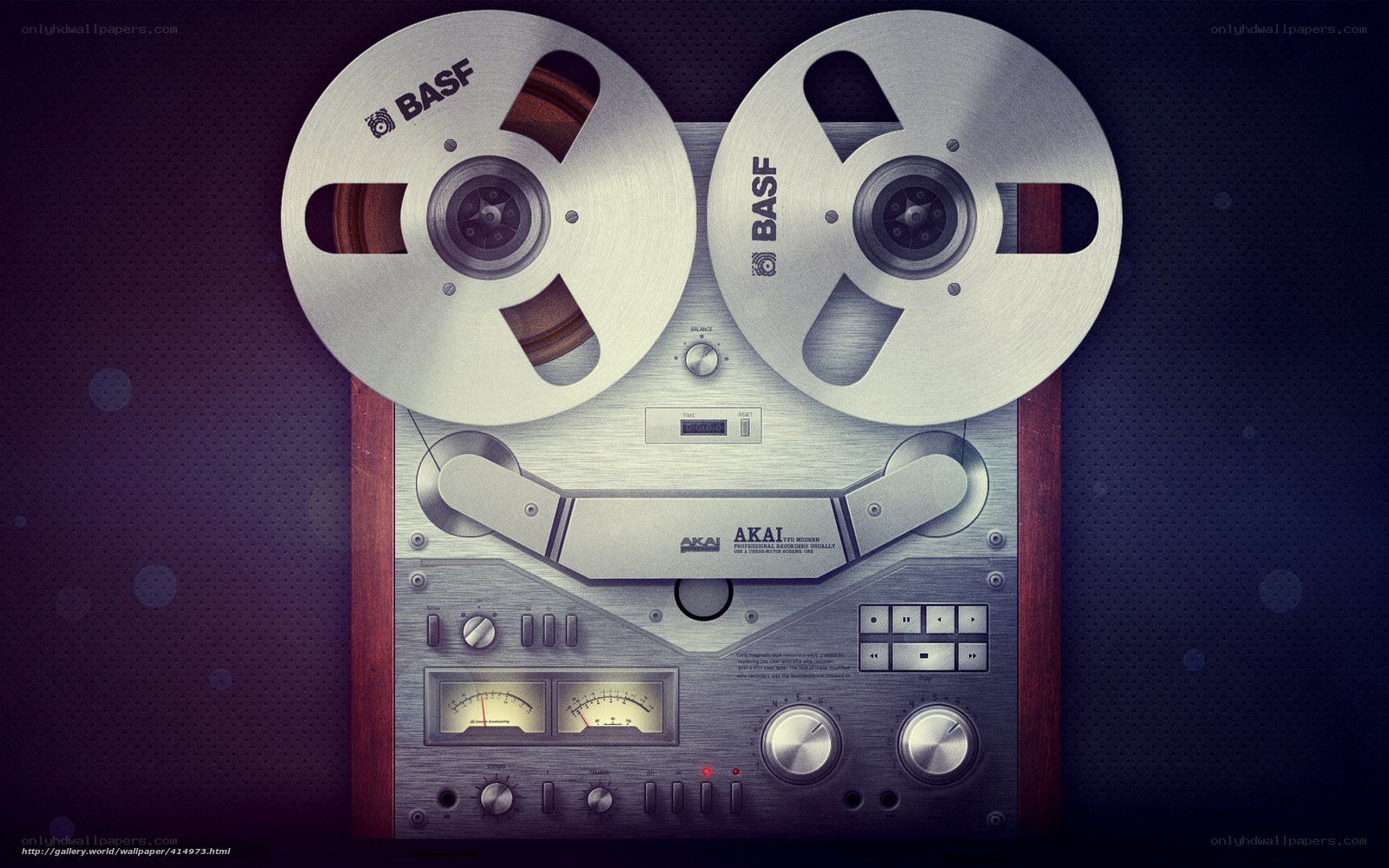 Vintage tape recorder