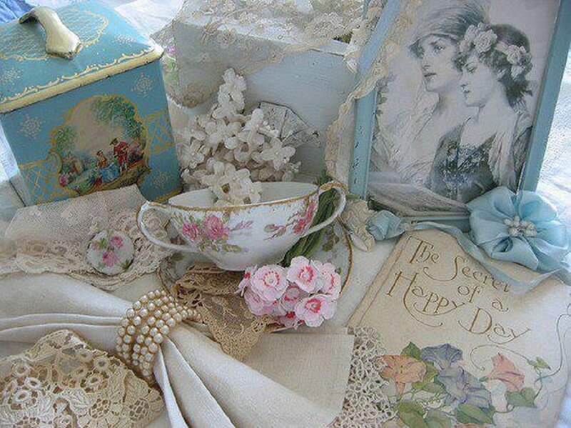 Vintage Tea Set Arrangement