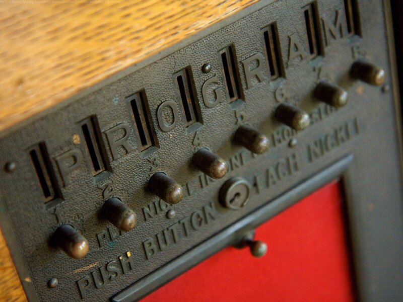 vintage telephone dial panel