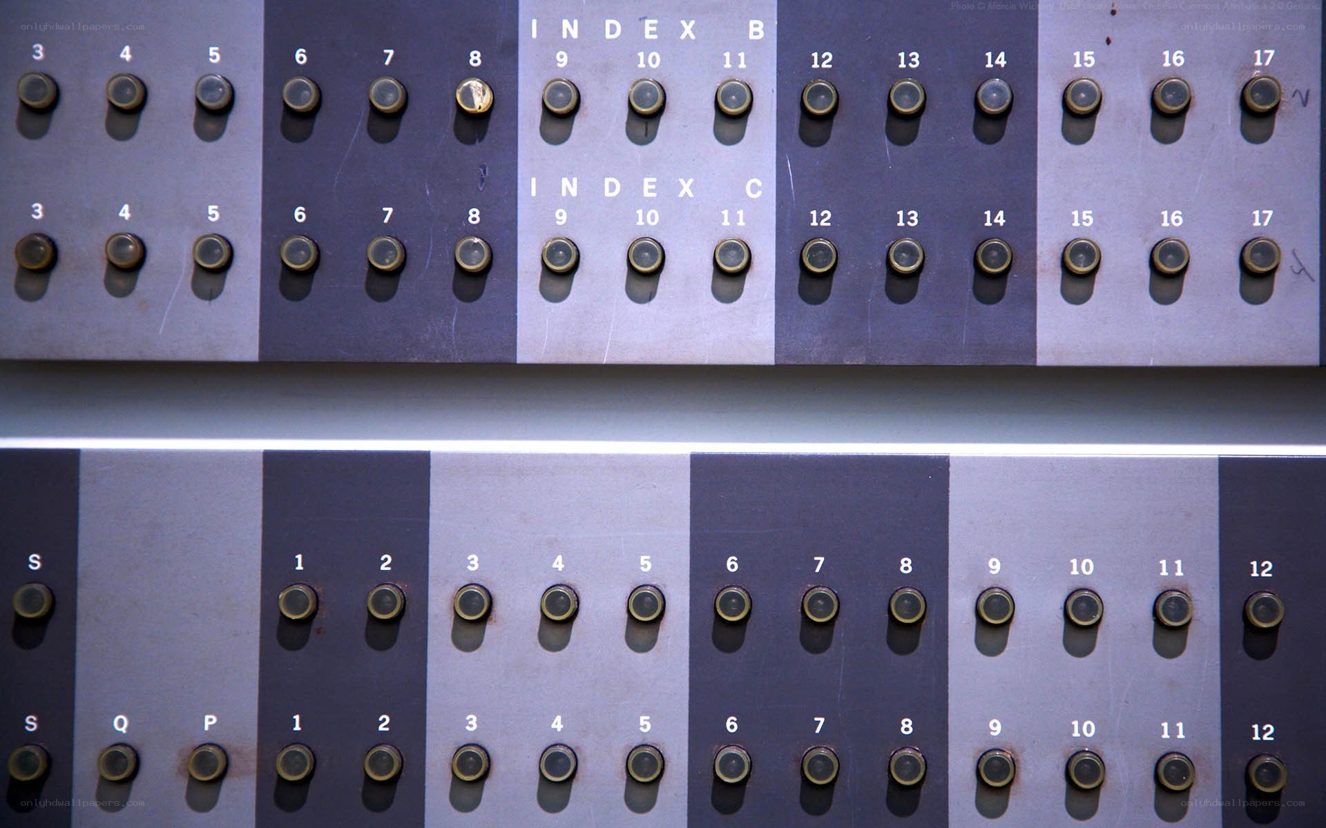 Vintage telephone switchboard