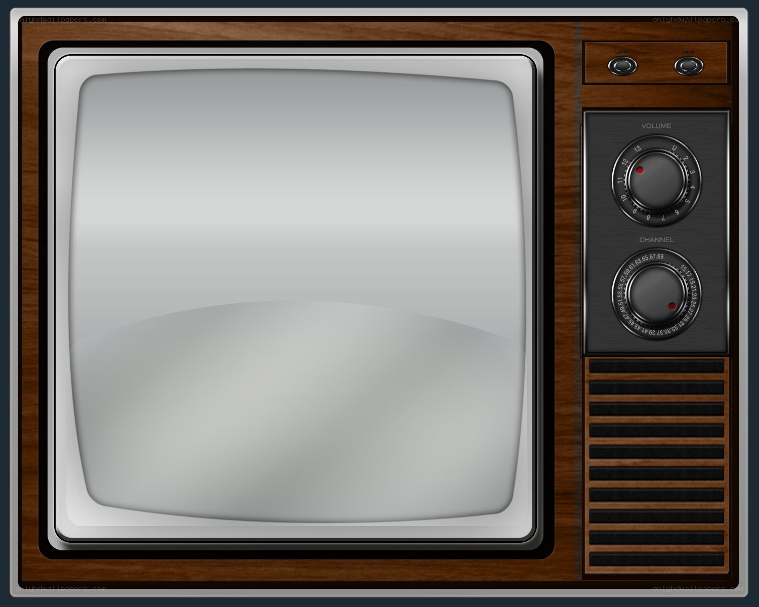 vintage television set