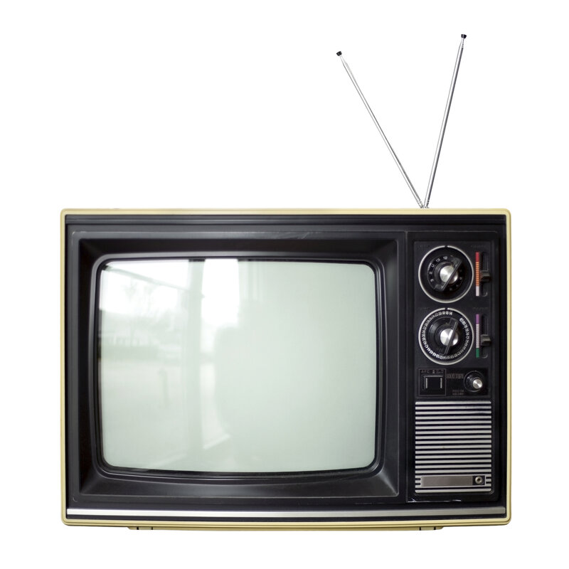 vintage television set