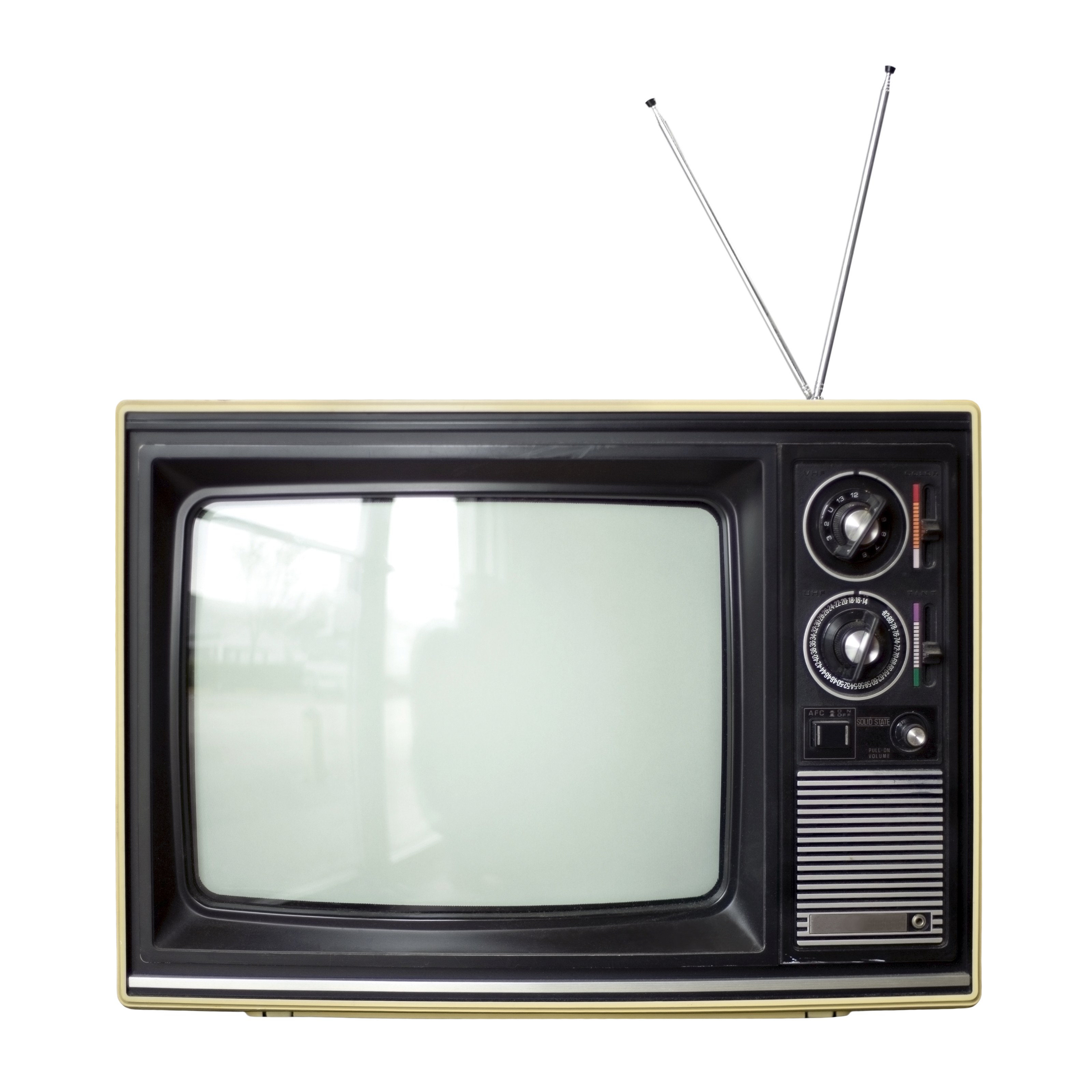 vintage television set