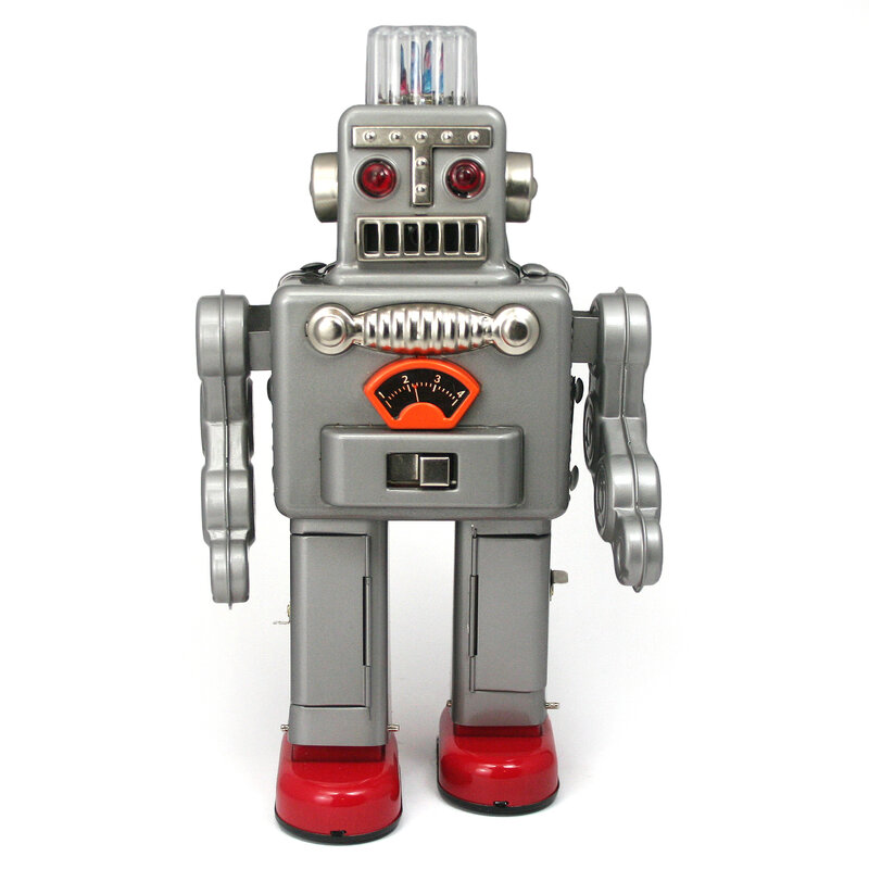 vintage tin robot toy