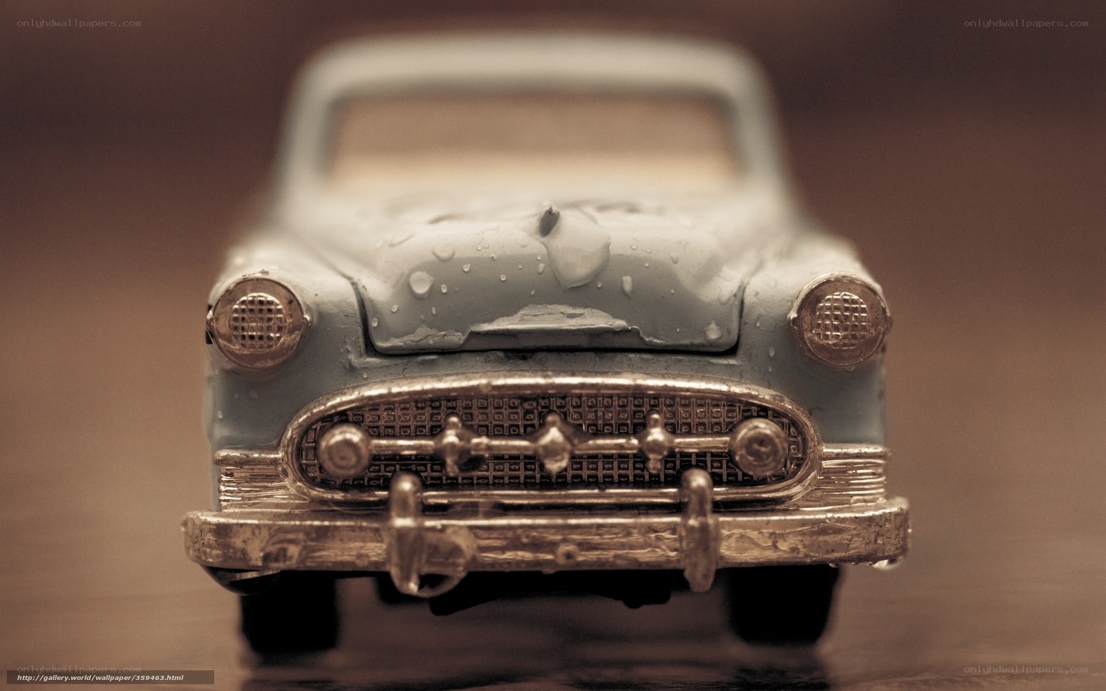 vintage toy car front view