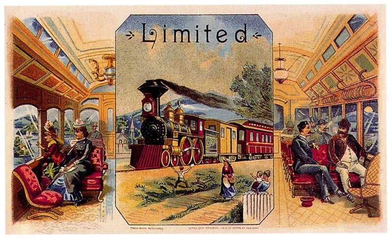 Vintage Train Advertisement