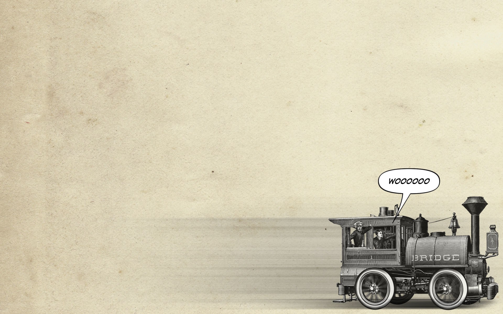 vintage train illustration