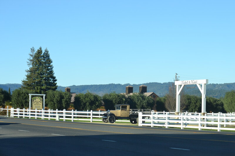Vintage Truck at Winery