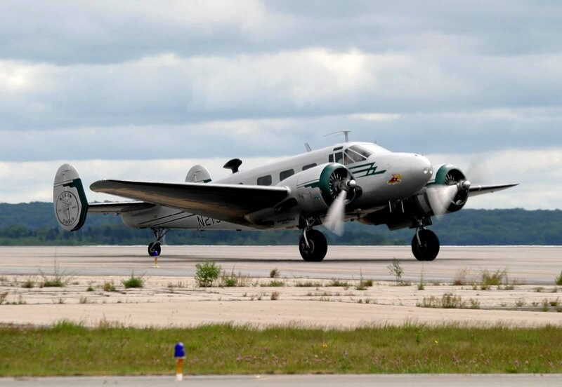 Vintage Twin-engine Airplane