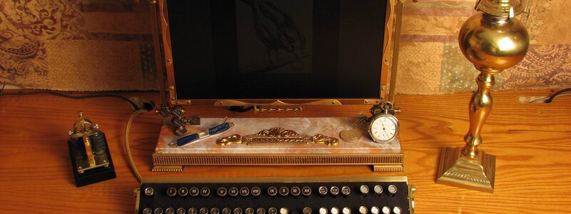 Vintage Typewriter Setup