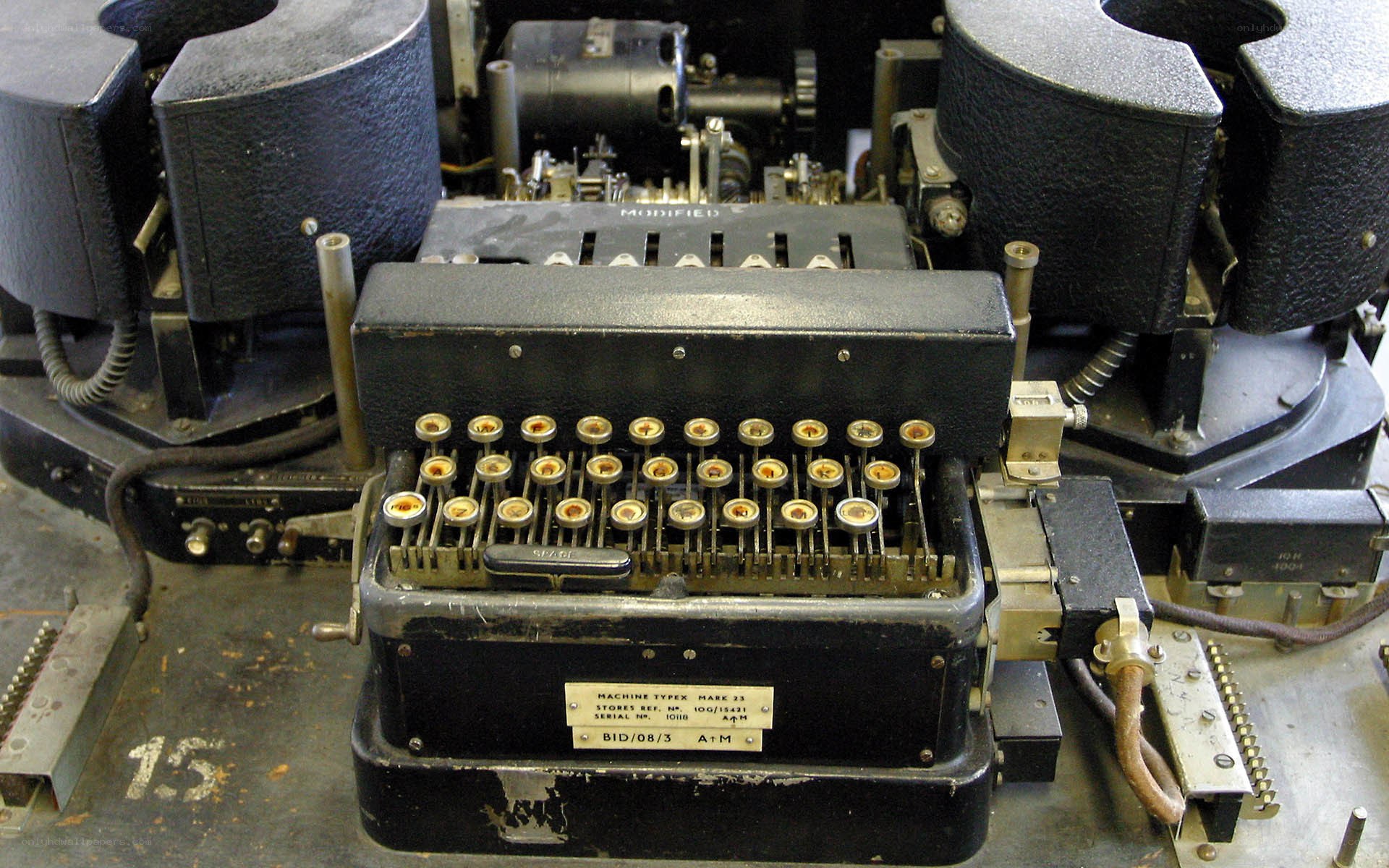 Vintage Typex encryption machine