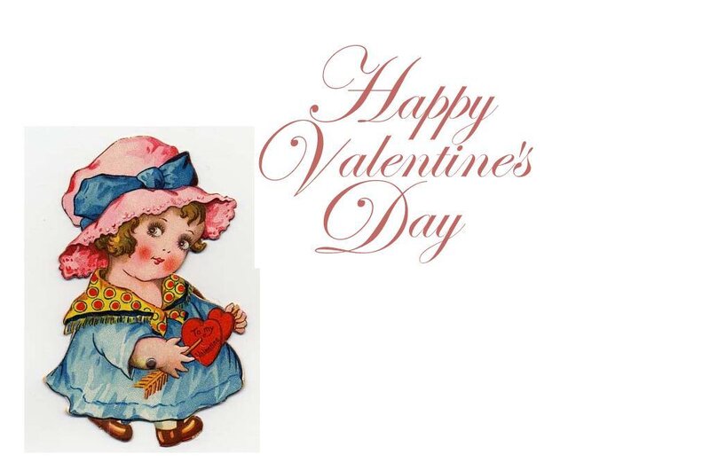 Vintage Valentine's Day card