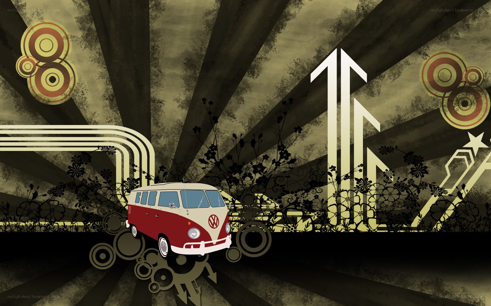 vintage van art design