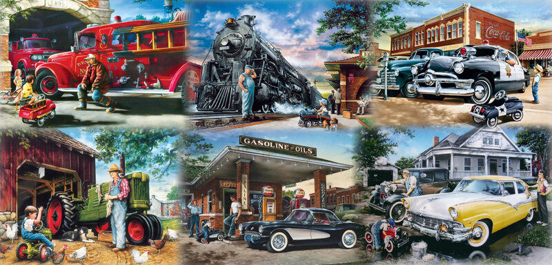Vintage Vehicles and Scenes