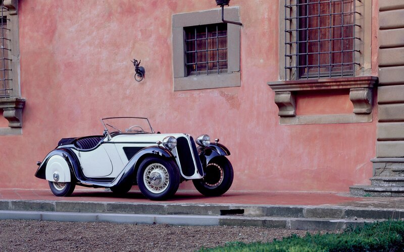 Vintage White Car