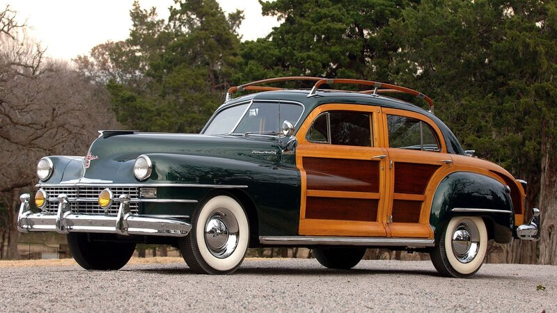 vintage woodie station wagon