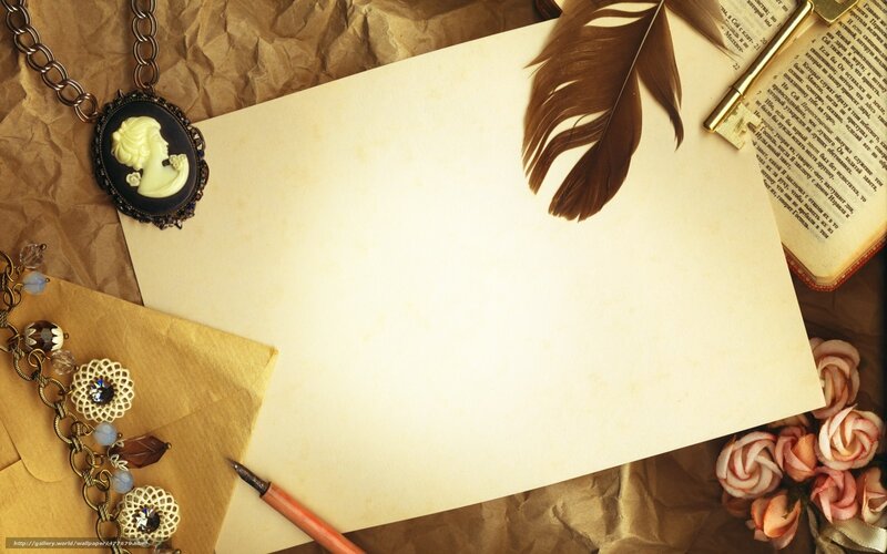 Vintage Writing Stationery — Brown, Nostalgic